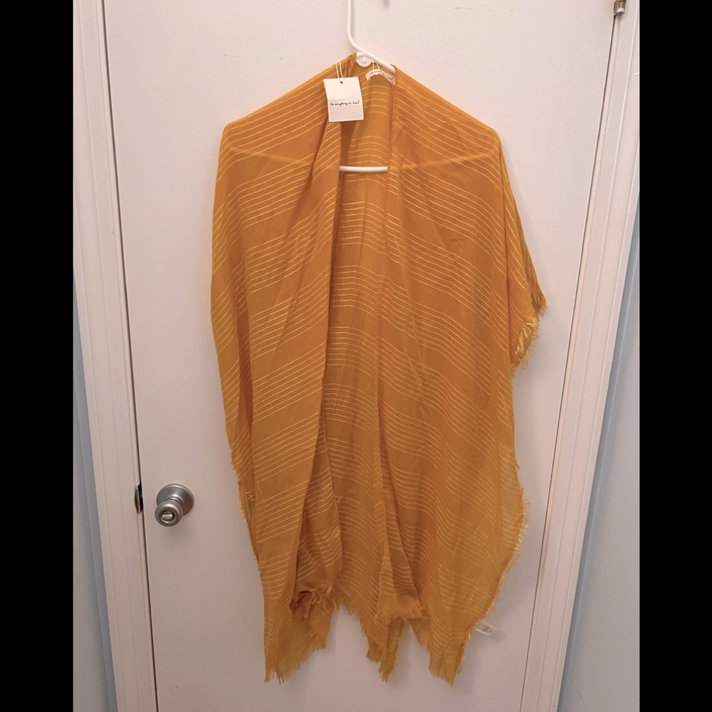 Mustard beach coverup